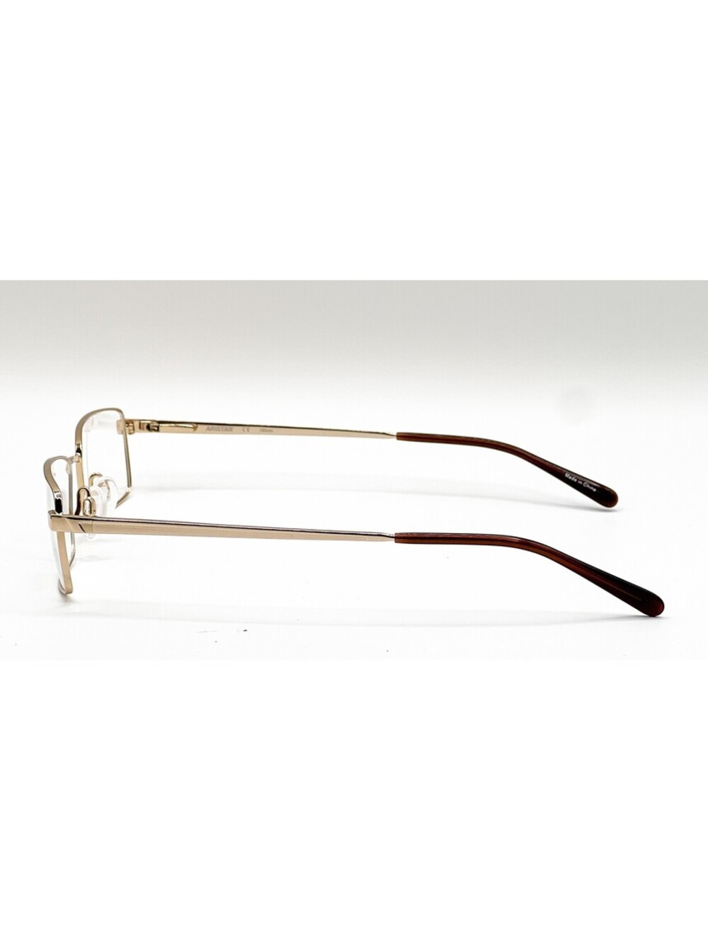 Aristar AR6769 501 Gold Full Rim Authentic Eyeglass Frames 53-18-140 - Picture 2 of 5